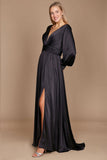 Long Sleeve Formal Evening Party Dress Wholesale