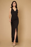 Formal Dresses Long Black Tie Formal Party Dress  Black