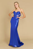 Prom Dresses Long Corset Mermaid Formal Prom Dress Royal