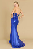Prom Dresses Long Corset Mermaid Formal Prom Dress Royal