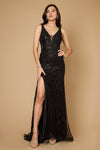 Formal Dresses Long Hand Beaded Couture Sequin Formal Dress Black