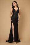 Long Hand Beaded Couture Sequin Formal Dress Wholesale