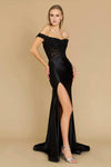 Prom Dresses Long Corset Mermaid Prom Formal Dress Black