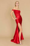 Prom Dresses Long Corset Mermaid Prom Formal Dress Red