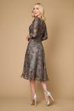 Mother of the Bride Dresses Short Cocktail Lace Mother of the Bride Dress  Charcoal