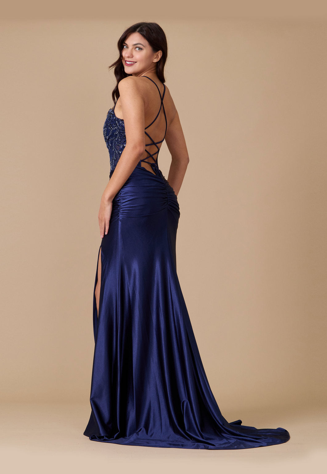 Open Back Long Sexy Formal Prom Dress