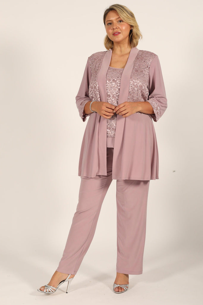 Randm Richards 7772w Mother Of The Bride Formal Plus Size Pant Suit The Dress Outlet Wholesale 6711