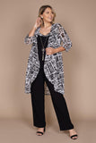 R&M Richards 7248W Plus Size Duster Jacket Pant Suit Wholesale