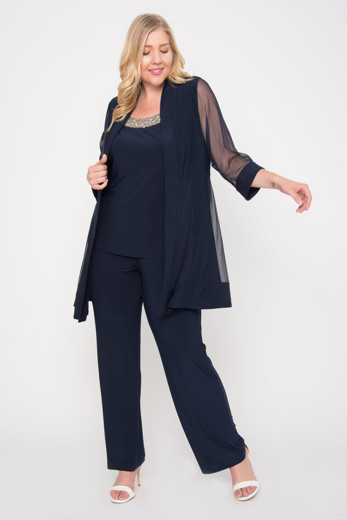 R&M Richards 8764W Plus Size Formal Pants Suit | The Dress Outlet ...